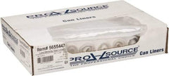 PRO-SOURCE - 0.8 mil Thick, Household/Office Trash Bags - 43" Wide x 48" High, Clear - Top Tool & Supply