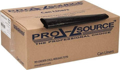 PRO-SOURCE - 1.5 mil Thick, Heavy-Duty Trash Bags - 38" Wide x 58" High, Black - Top Tool & Supply