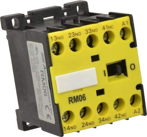 ACI - 4 Pole, 3NO/NC, 120 VAC Control Relay - 16 Amps, 600 VAC - Top Tool & Supply