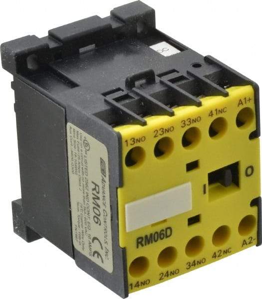 ACI - 4 Pole, 3NO/NC, 24 VAC Control Relay - 16 Amps, 600 VDC - Top Tool & Supply