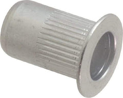 RivetKing - 0.02 to 0.13" Grip, Aluminum Standard Rivet Nut - Uncoated, Countersunk Head - Top Tool & Supply