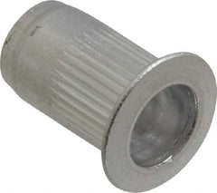 RivetKing - #10-24, 0.02 to 0.13" Grip, 19/64" Drill, Aluminum Standard Rivet Nut - Uncoated, Countersunk Head - Top Tool & Supply