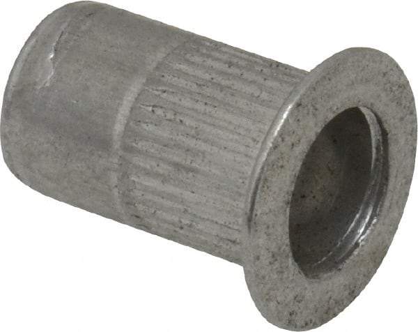 RivetKing - #10-32, 0.02 to 0.13" Grip, 19/64" Drill, Aluminum Standard Rivet Nut - Uncoated, Countersunk Head - Top Tool & Supply