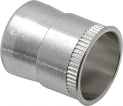 RivetKing - 5/16-18 UNC, Uncoated, Aluminum Knurled Rivet Nut Inserts - 0.531" to 0.536" Grip, 1/2" Drill Size - Top Tool & Supply