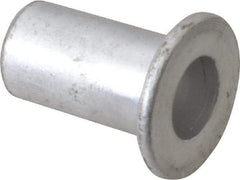 RivetKing - 5/16-18, 0.03 to 0.125" Grip, Aluminum Standard Rivet Nut - Uncoated, Drill Size Letter Z, Round Head - Top Tool & Supply