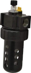 Parker - 3/4" NPT, 150 Max psi Standard Micro Mist Lubricator - Polycarbonate Bowl with Sight Glass, Zinc Body, 90 CFM, 125°F Max Temp, 3.24" Wide x 9.27" High - Top Tool & Supply