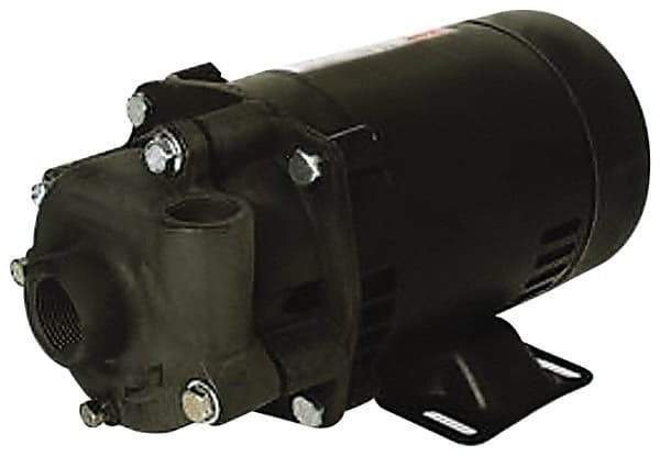 Pentair - ODP Motor, 115/208-230 Volt, 1 Phase, 3/4 HP, Cast Iron Straight Pump - 1 Inch Inlet, 3/4 Inch Outlet, 55 Max Head psi, Bronze Impeller, Cast Iron Shaft, Buna-N Seal, 55 Ft. Shut Off - Top Tool & Supply