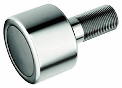 Accurate Bushing - 1-3/4" Roller Diam x 1-3/16" Width, 3/4" Stud Diam x 1-3/4" Length, Plain Load Roller - Steel, 7/8" Thread Length, 3/4-16 Thread, 2,520 Lb Dynamic Cap, 1,370 Lb Static Cap - Top Tool & Supply