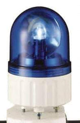 Schneider Electric - 24 VAC/VDC, 125 mAmp, Rotating Beacon LED Light - Surface Mounted, 5.81 Inch High, 84mm Diameter, 138 Flashes per min - Top Tool & Supply