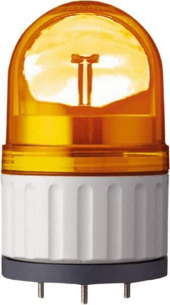 Schneider Electric - 24 VAC/VDC, 125 mAmp, Rotating Beacon LED Light - Surface Mounted, 5.81 Inch High, 84mm Diameter, 138 Flashes per min - Top Tool & Supply