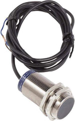 Telemecanique Sensors - NPN, PNP, 10mm Detection, Cylinder, Inductive Proximity Sensor - 2 Wires, IP68, IP69, 24 to 240 VAC/VDC, M30x1.5 Thread, 62mm Long - Top Tool & Supply