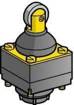 Telemecanique Sensors - 3 Inch Long, Limit Switch Head - Steel Roller, For Use with ZCK Limit Switches - Top Tool & Supply