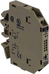 Schneider Electric - 13.6 Milliamp, NC Configuration, Interface Relay Module - DIN Rail Mount, 23 to 131°F, 5 VDC - Top Tool & Supply