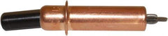 Zephyr Tool Group - #30 1/8" Pin Diam, Copper Cleco Fastener - Standard Length, 0 to 1/2" Grip - Top Tool & Supply