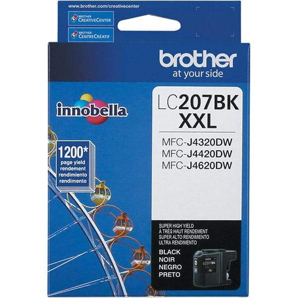 Brother - Black Ink Cartridge - Use with Brother MFC-J4320DW, J4420DW, J4620DW - Top Tool & Supply