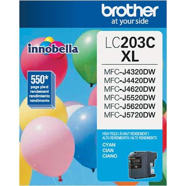 Brother - Cyan Ink Cartridge - Use with Brother MFC-J460DW, J480DW, J485DW, J680DW, J880DW, J885DW, J4320DW, J4420DW, J4620DW, J5520DW, J5620DW, J5720DW - Top Tool & Supply