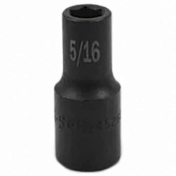 SK - Impact Socket - 3/8"DR 6PT 5/16" SEMI-DEEP SOCKET - Top Tool & Supply