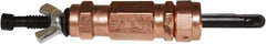 Zephyr Tool Group - 1/4 Drill 1/4" Pin Diam, Copper Cleco Wing Nut Fastener - Standard Length, 0 to 1" Grip - Top Tool & Supply