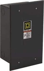 Square D - 1 NEMA Rated, 10 Pole, Electrically Held Lighting Contactor - 20 A (Tungsten), 30 A (Fluorescent), 110 VAC at 50 Hz, 120 VAC at 60 Hz, 10NO Contact Configuration - Top Tool & Supply