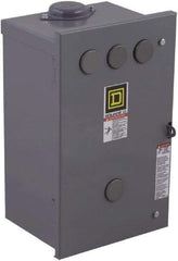 Square D - 3R NEMA Rated, 4 Pole, Electrically Held Lighting Contactor - 20 A (Tungsten), 30 A (Fluorescent), 110 VAC at 50 Hz, 120 VAC at 60 Hz, 4NO Contact Configuration - Top Tool & Supply