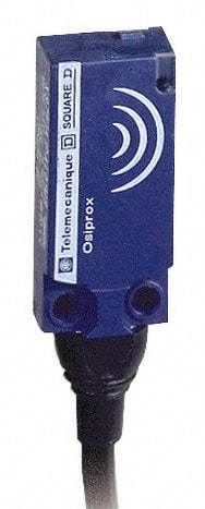 Telemecanique Sensors - NPN, PNP, Flat, Inductive Proximity Sensor - 2 Wires, IP68, 12 to 24 VDC, 15mm Wide - Top Tool & Supply