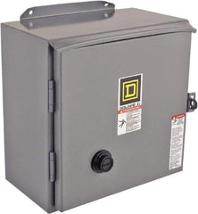 Square D - 440 Coil VAC at 50 Hz, 480 Coil VAC at 60 Hz, 18 Amp, Reversible Enclosed Enclosure NEMA Motor Starter - 3 Phase hp: 3 at 200 VAC, 3 at 230 VAC, 5 at 460 VAC, 5 at 575 VAC, 12 Enclosure Rating - Top Tool & Supply