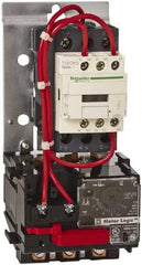 Schneider Electric - 120 Coil VAC, 9 Amp, Nonreversible Open Enclosure NEMA Motor Starter - 3 Phase hp: 1-1/2 at 200 VAC, 1-1/2 at 230 VAC, 2 at 460 VAC, 2 at 575 VAC - Top Tool & Supply