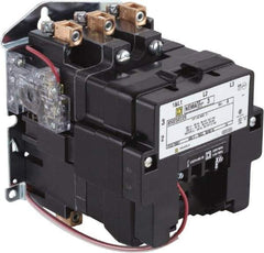 Square D - 2 Pole, 440 Coil VAC at 50 Hz and 480 Coil VAC at 60 Hz, 90 Amp NEMA Contactor - Open Enclosure, 50 Hz at 440 VAC and 60 Hz at 480 VAC - Top Tool & Supply