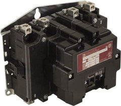 Square D - No Enclosure, 4 Pole, Electrically Held Lighting Contactor - 100 A (Tungsten), 220 VAC at 50 Hz, 240 VAC at 60 Hz - Top Tool & Supply