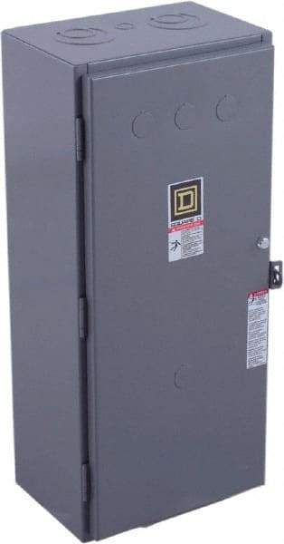 Square D - 1 NEMA Rated, 4 Pole, Electrically Held Lighting Contactor - 100 A (Tungsten), 277 VAC at 60 Hz - Top Tool & Supply