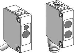 Telemecanique Sensors - M8 Connector, 15m Nominal Distance, Shock and Vibration Resistant, Through Beam Photoelectric Sensor - 12 to 24 VDC, 1000 Hz, PBT, 20mm Long x 11mm Wide x 43mm High - Top Tool & Supply