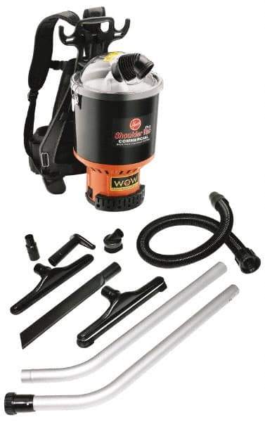 Hoover - Backpack Vacuum Cleaner - 1.3 hp, 8.5 Amps, 9.2 Lb, Accessories Included - Top Tool & Supply