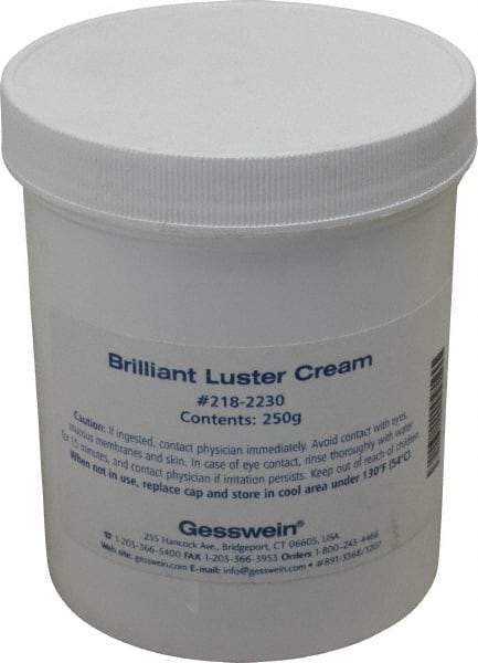 Made in USA - 250 g Polishing Compound - Use on Aluminum, Brass, Bronze, Chrome & Steel - Top Tool & Supply