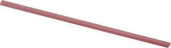 Value Collection - Half Round, Synthetic Ruby, Midget Finishing Stick - 100mm Long x 4mm Wide x 2mm Thick, Fine Grade - Top Tool & Supply