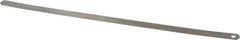 Precision Brand - 0.006 Inch Thick x 1/2 Inch Wide x 12 Inch Leaf Length, Parallel Feeler Gage - High Carbon Steel - Top Tool & Supply