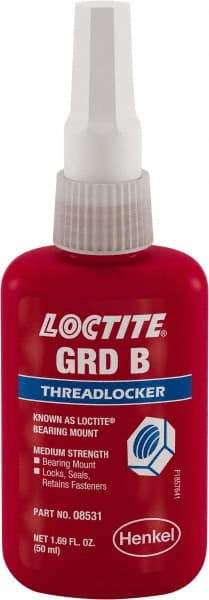 Loctite - 50 mL, Yellow, Medium Strength Liquid Threadlocker - Top Tool & Supply