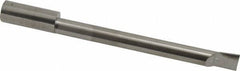 Accupro - 0.32" Min Bore Diam, 3" Max Bore Depth, 3/8 Shank Diam, Corner Radius Boring Bar - 0.005 to 0.008" Corner Radius, Right Hand Cut, Solid Carbide, Bright Finish - Exact Industrial Supply