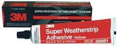 3M - 5 oz Weatherstrip Adhesive - Yellow, -20 to 300°F - Top Tool & Supply