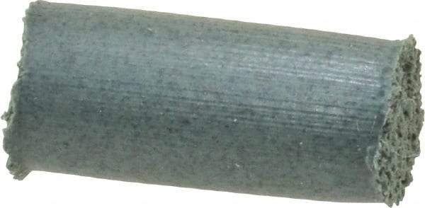 Cratex - 1/4" Max Diam x 1/2" Long, Cylinder, Rubberized Point - Coarse Grade, Silicon Carbide, 1/16" Arbor Hole, Unmounted - Top Tool & Supply