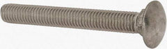 Value Collection - 1/2-13 UNC 4" Length Under Head, Standard Square Neck, Carriage Bolt - 18-8 Stainless Steel, Uncoated - Top Tool & Supply