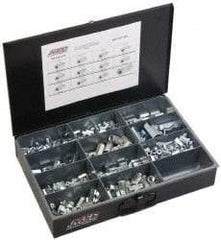 Value Collection - 1/4-20 to 3/4 Thread, 190 Piece Zinc Plated Steel Nut Assortment - 7/8 to 2-1/4" High - Top Tool & Supply