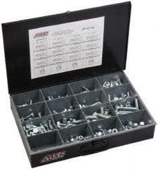 Value Collection - 238 Piece Steel Hex Head Cap Screws - M8 to M16 Thread, Zinc Plated - Top Tool & Supply