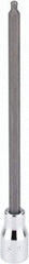 SK - 3/8" Drive, 4mm Hex Bit Socket - 6" OAL, 5" Bit Length, Long Ball End Hex Bit Socket - Top Tool & Supply