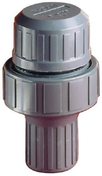 Plast-O-Matic - 3/4" Pipe, 100 Max psi, PVC, Normally Closed Design Vacuum Breaker Valve - EPDM Seal, NPT End Connections - Top Tool & Supply