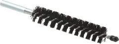 Schaefer Brush - 4" Brush Length, 13/16" Diam, Nylon Single Stem, Single Spiral Condenser Tube Brush - 6-1/4" Long, Nylon, 12-24 Female Connection - Top Tool & Supply