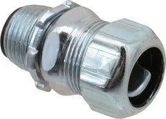 Thomas & Betts - 3/8" Trade, Steel Threaded Straight Liquidtight Conduit Connector - Insulated - Top Tool & Supply