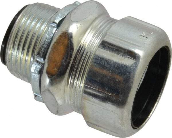 Thomas & Betts - 1" Trade, Steel Threaded Straight Liquidtight Conduit Connector - Insulated - Top Tool & Supply