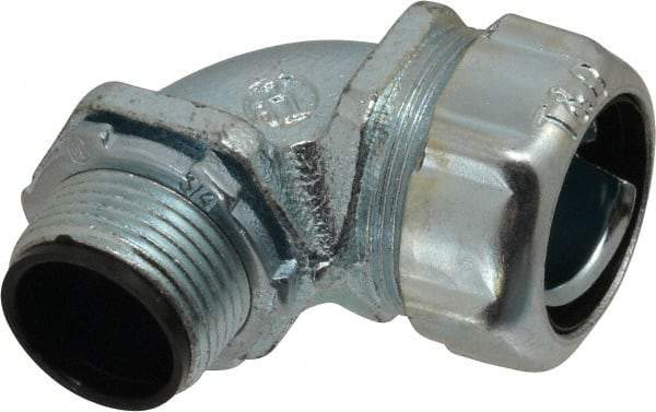 Thomas & Betts - 3/4" Trade, Steel Threaded Angled Liquidtight Conduit Connector - Insulated - Top Tool & Supply