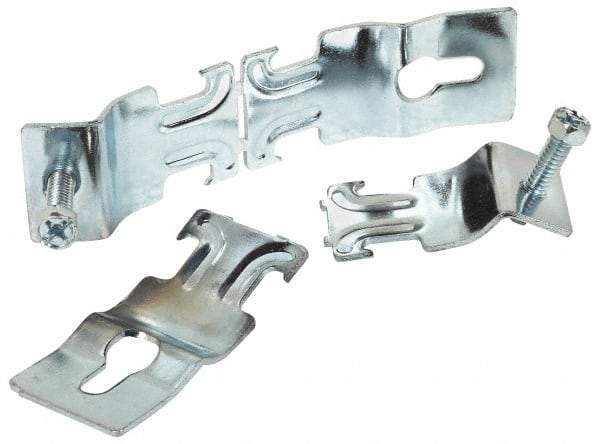 Thomas & Betts - 1-1/4" Pipe, 14 Gauge" Pipe or Conduit Clamp - Silver Galvanized, 600 Lb Capacity, All Conduit - Top Tool & Supply