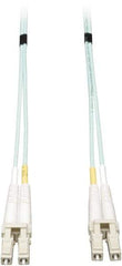 Tripp-Lite - 10' Long, LC/LC Head, Multimode Fiber Optic Cable - Aqua, Use with LAN - Top Tool & Supply